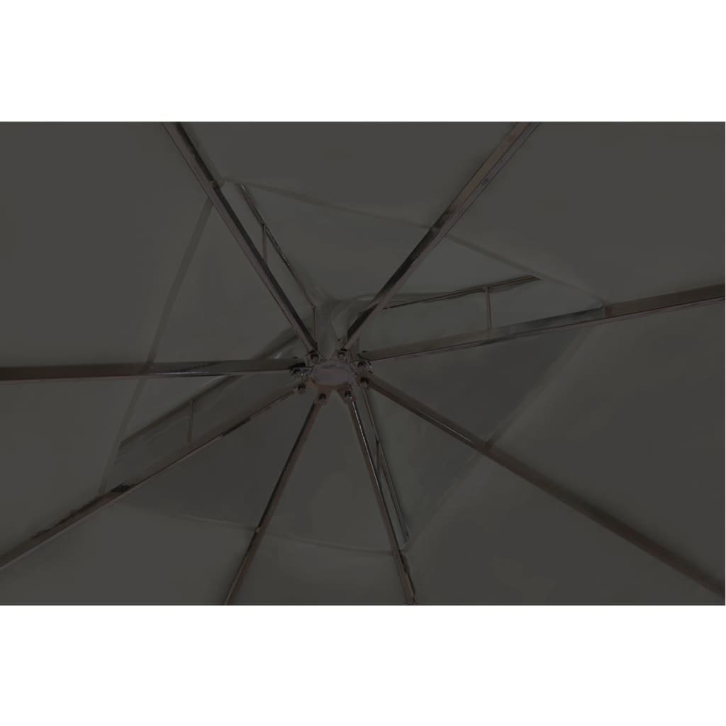 Poly Rattan Gazebo with Dark Grey Roof - 3×3m