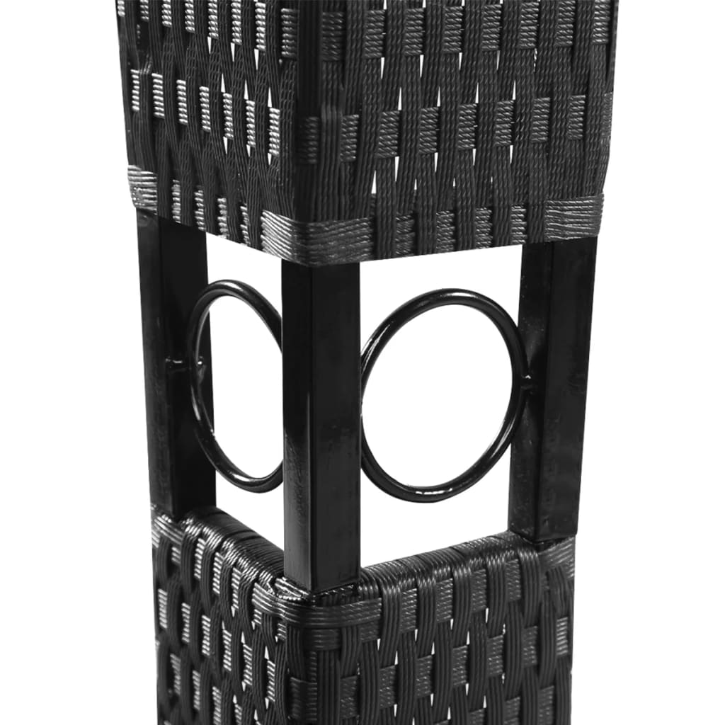 Poly Rattan Gazebo with Dark Grey Roof - 3×4m