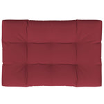 Wine Red Upholstered Seat Cushion