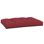 Wine Red Upholstered Seat Cushion