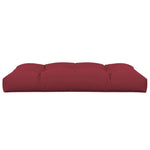 Wine Red Upholstered Seat Cushion