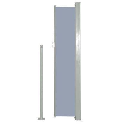 Patio Retractable Side Awning  Grey