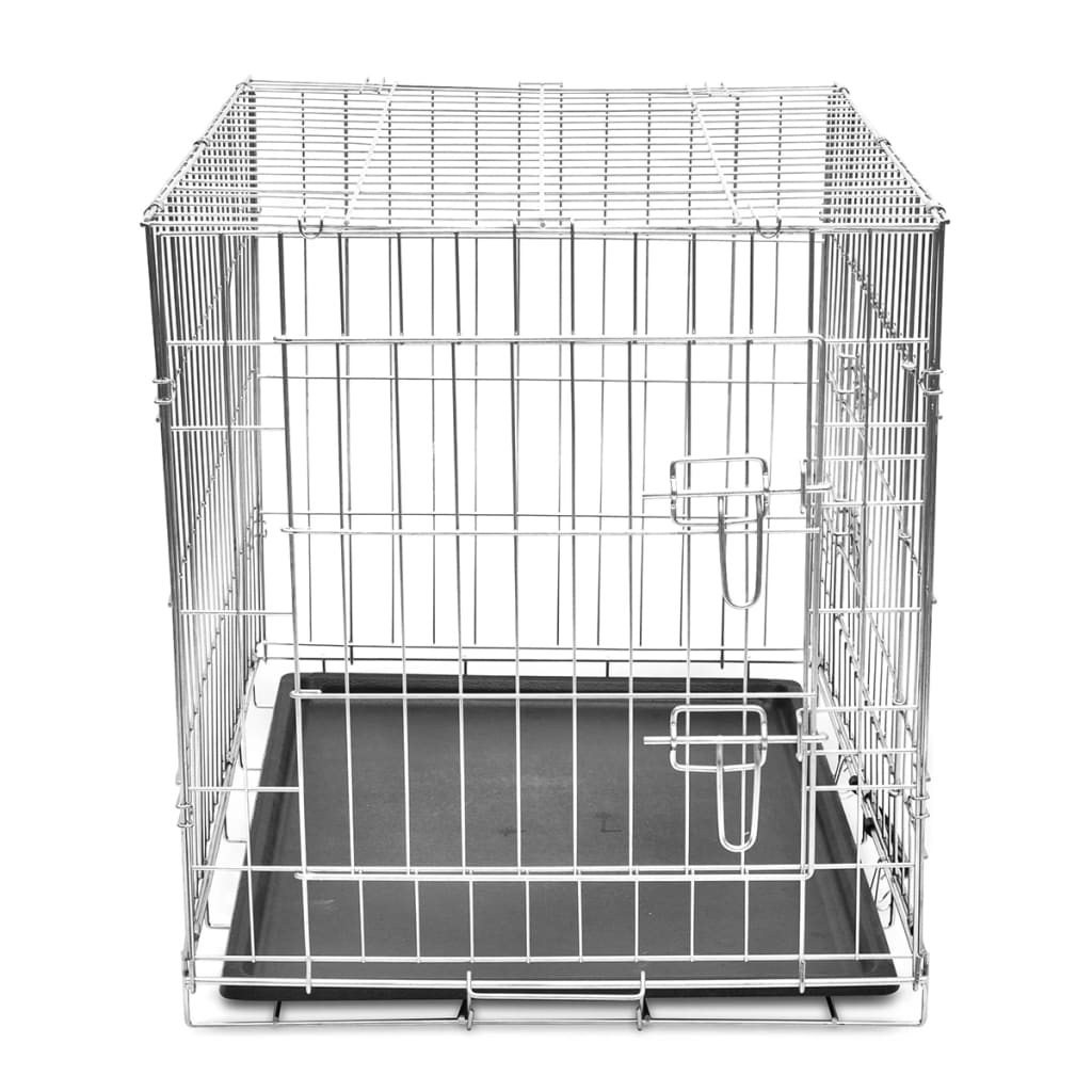 Foldable Metal Dog Bench L - 95×56×64cm