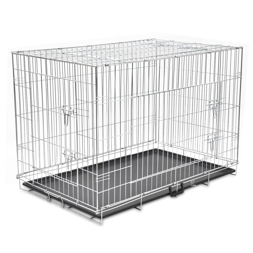 Foldable metal Dog Bench XXL