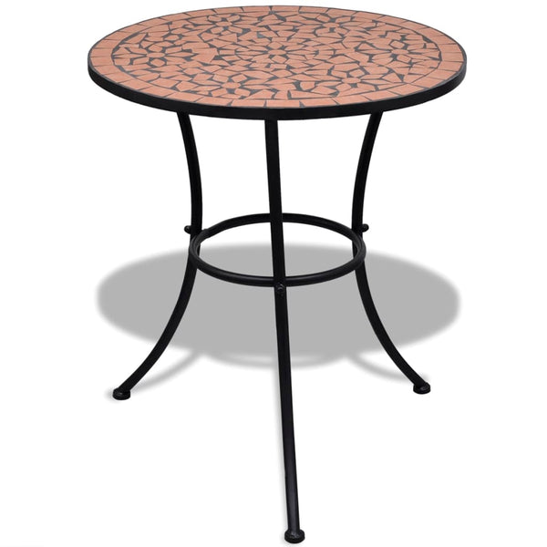  Bistro Table Terracotta 60 cm Mosaic