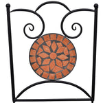 Folding Bistro Chairs 2 pcs Ceramic Terracotta