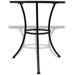 Bistro Table Blue and White 60 cm Mosaic