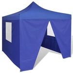 Blue Foldable Tent  with 4 Walls Blue