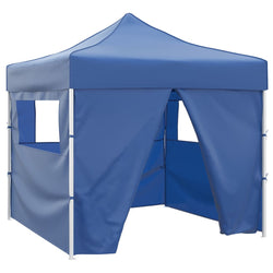 Blue Foldable Tent  with 4 Walls Blue