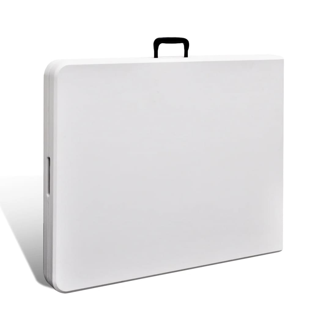 Folding Garden Table White  HDPE
