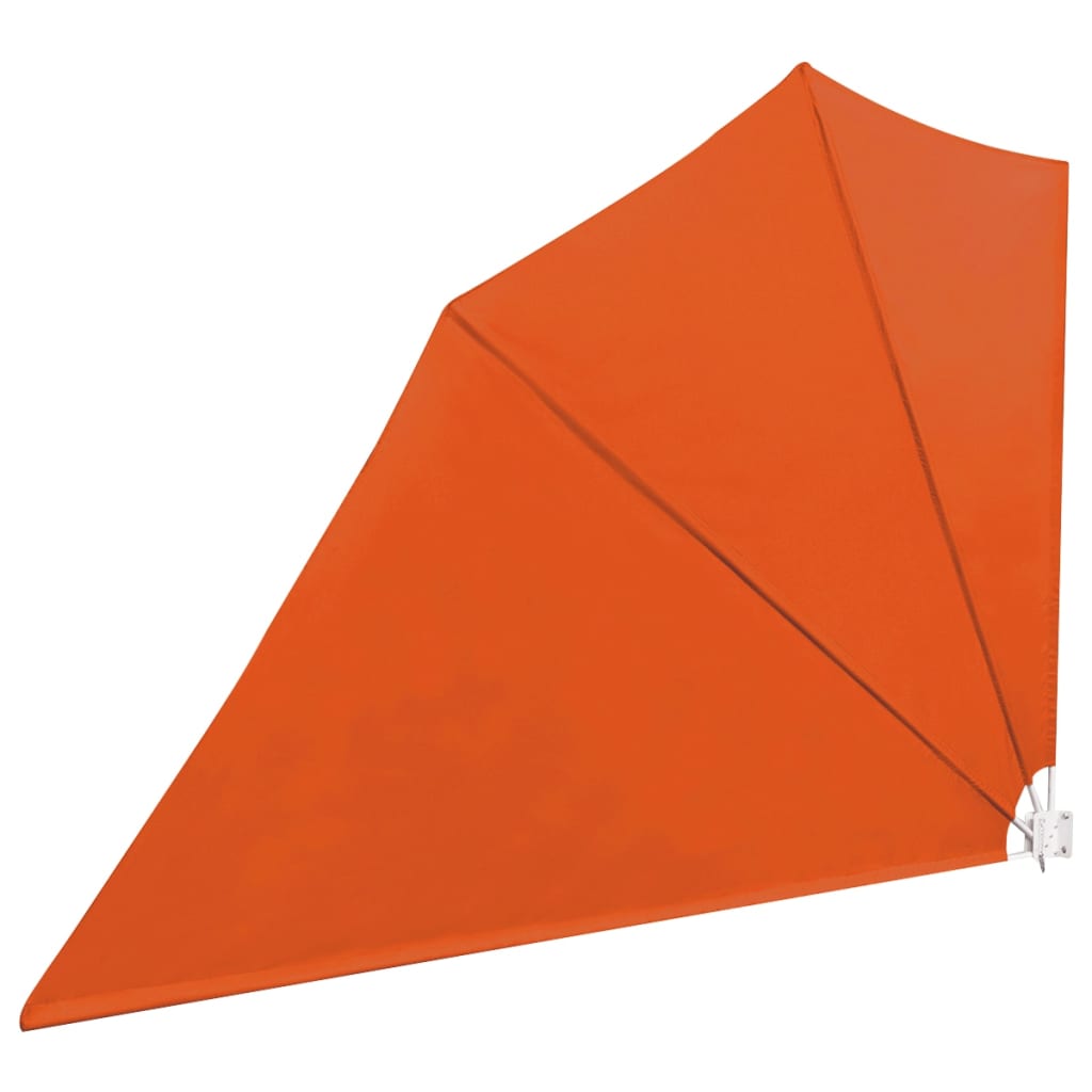 Collapsible Balcony Side Awning - Terracotta