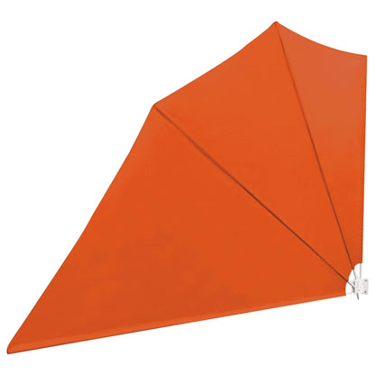 Collapsible Balcony Side Awning - Terracotta