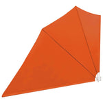 Collapsible Balcony Side Awning - Terracotta