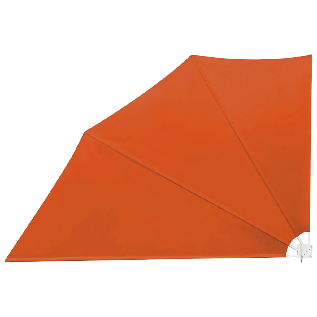 Collapsible Balcony Side Awning - Terracotta