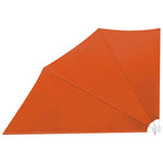 Collapsible Balcony Side Awning - Terracotta