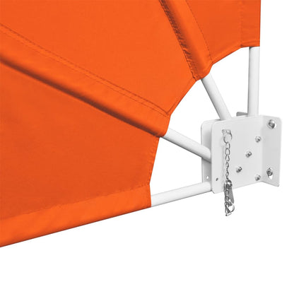 Collapsible Balcony Side Awning - Terracotta