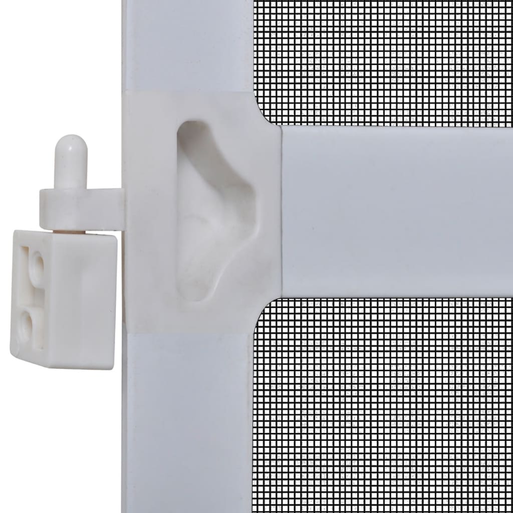 White-Hinged Insect Screen for Doors L