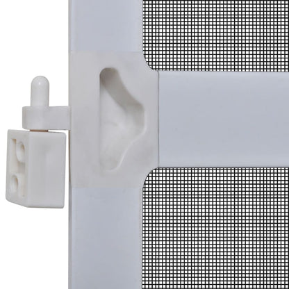 White-Hinged Insect Screen for Doors L