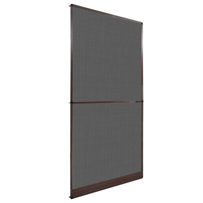 Brown-Hinged Insect Screen for Doors XL