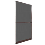 Brown-Hinged Insect Screen for Doors XL