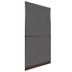 Brown-Hinged Insect Screen for Doors XL