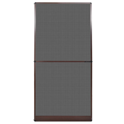 Brown-Hinged Insect Screen for Doors XL