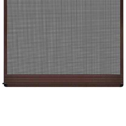 Brown-Hinged Insect Screen for Doors XL