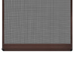 Brown-Hinged Insect Screen for Doors XL