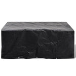 Garden Furniture Cover 6 Person Poly Rattan Set 10 Eyelets