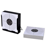 14 cm Square Target Holder Pellet Trap + 100 Paper Targets