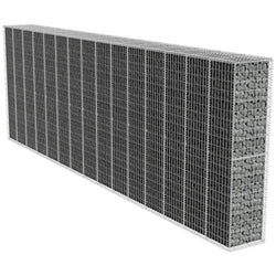 Gabion Wall with Cover Galvanised Steel