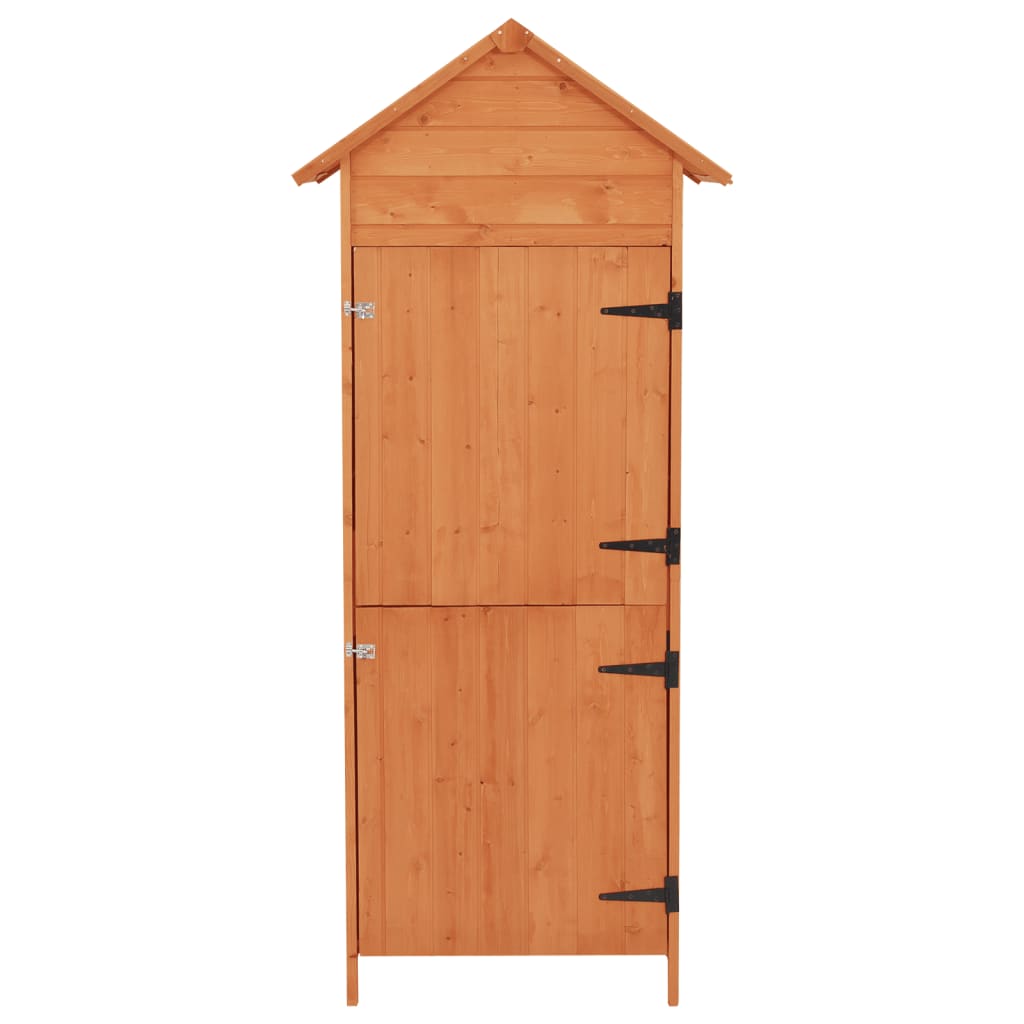 Garden Storage Cabinet Brown