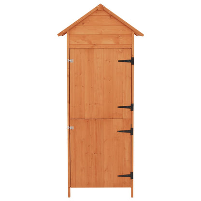 Garden Storage Cabinet Brown
