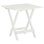 Bistro Table White  Solid Acacia Wood