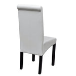 Dining Chairs 2 pcs White