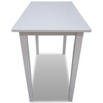 Wooden Bar Table White