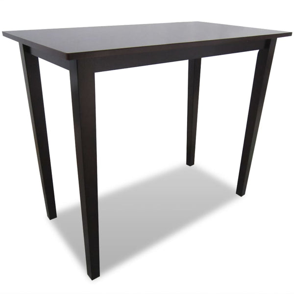  Wooden Bar Table Brown