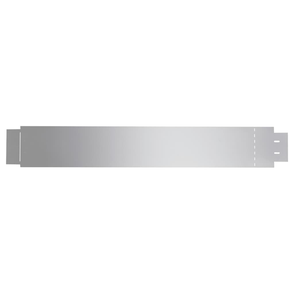 Set of 10 Fleible Lawn Fence Galvanised Steel