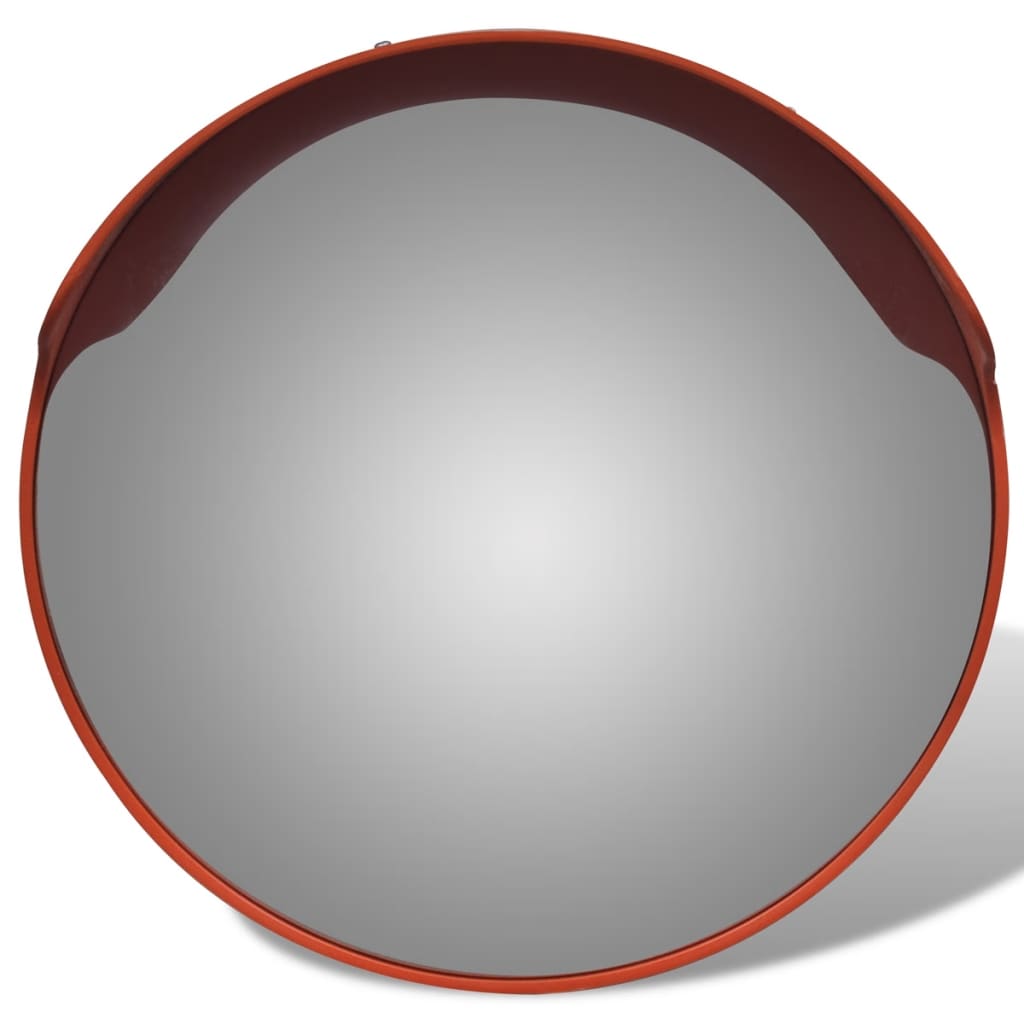 Convex Traffic Mirror PC Plastic Orange Outdoor