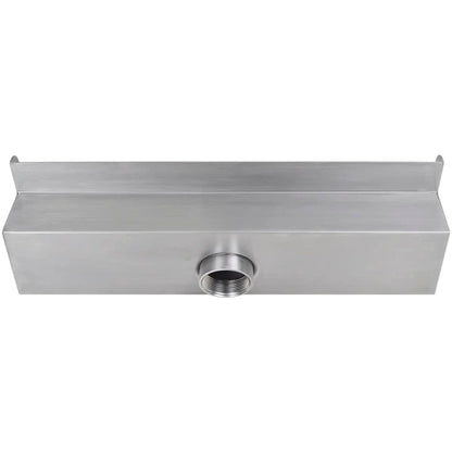 Rectangular Waterfall Pool Fountain Stainless Steel 45 cm