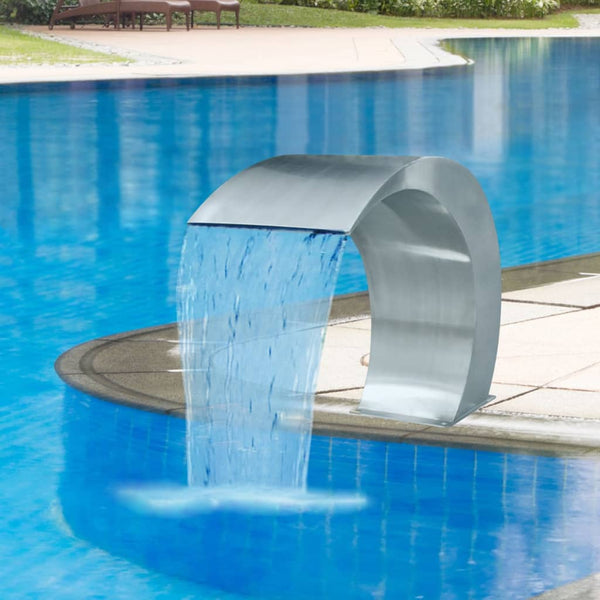  Garden Waterfall Pool Fountain Stainless Steel