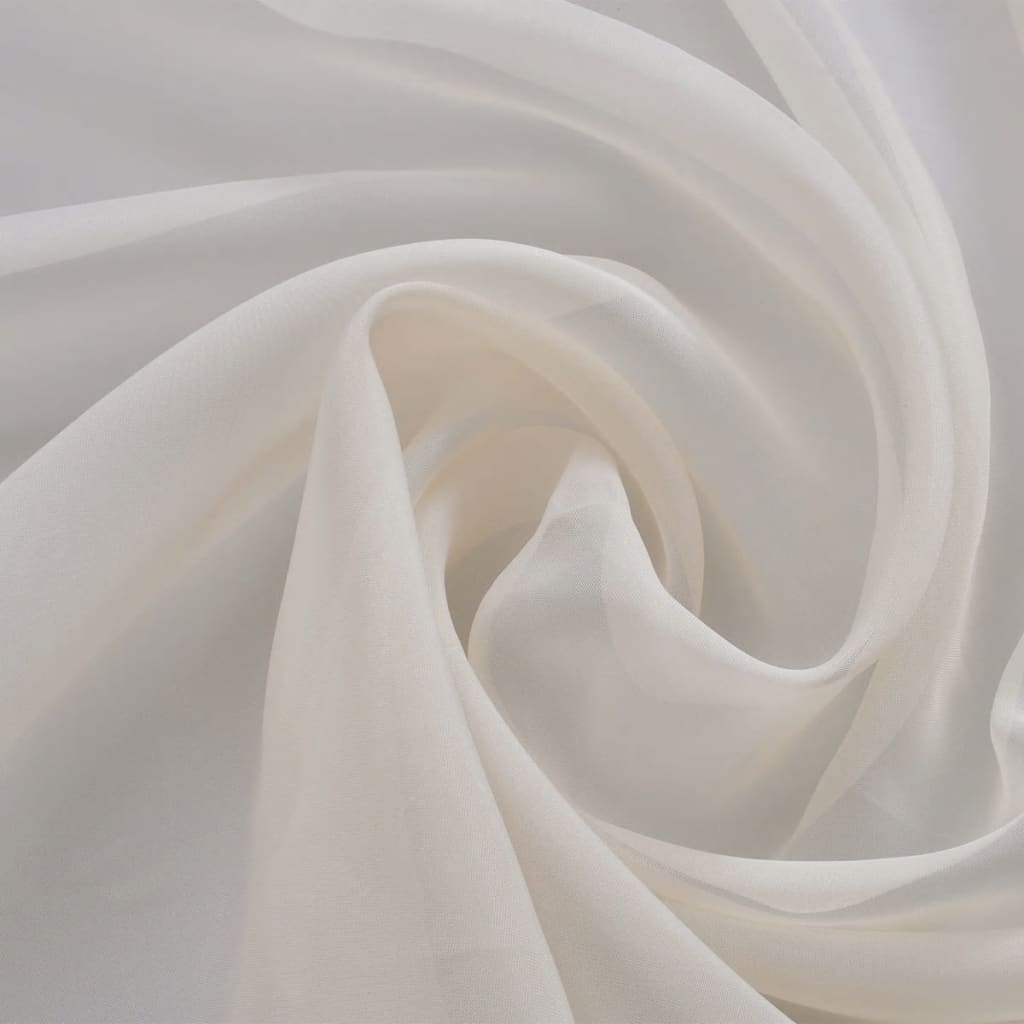 Voile Fabric Cream