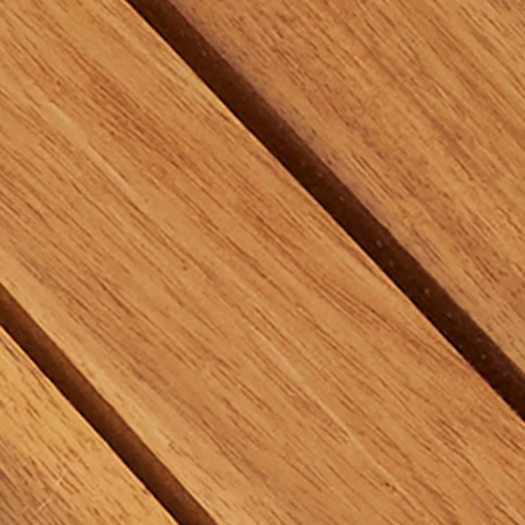 Decking Tiles Vertical Pattern Acacia Set of 20