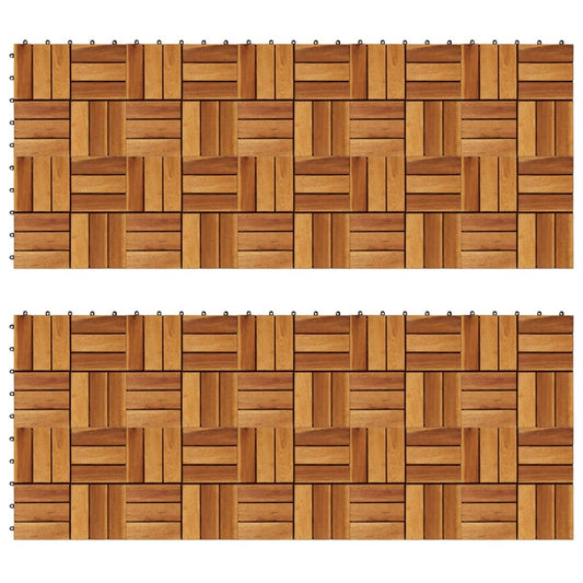 Decking Tiles  Acacia Set of 20