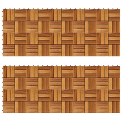 Decking Tiles  Acacia Set of 20