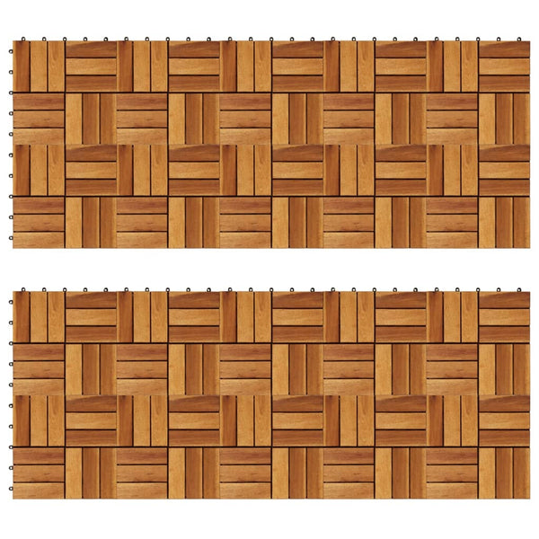  Decking Tiles  Acacia Set of 20