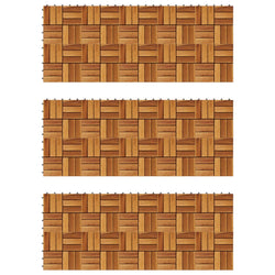 Decking Tiles  Acacia Set of 30