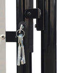Black Single Door Fence Gate XXL