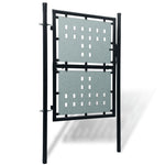 Black Single Door Fence Gate XXXL