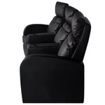 Recliner 3-seat Artificial Leather Black